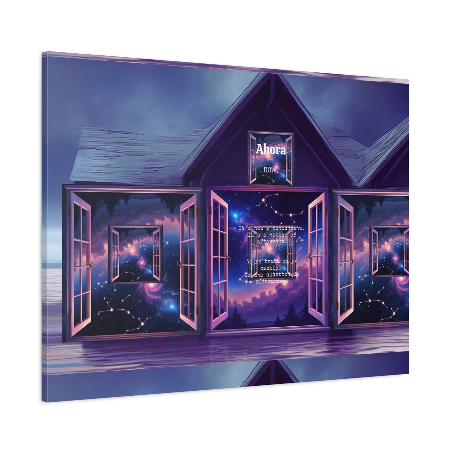 "Dreamy Cosmic" Wall Art – Window to the Universe Art , Galaxy Decor for Home, Unique Wall Art, Perfect for Gifting, Birthday, Housewarming Decor