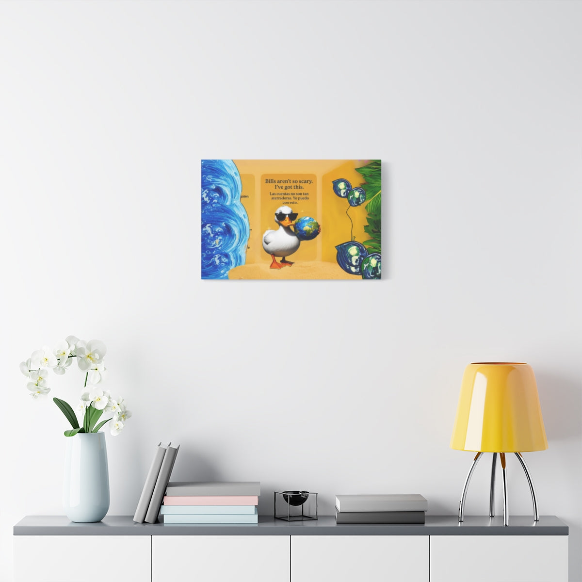 Funny abundance and flow-mindful canvas set 3