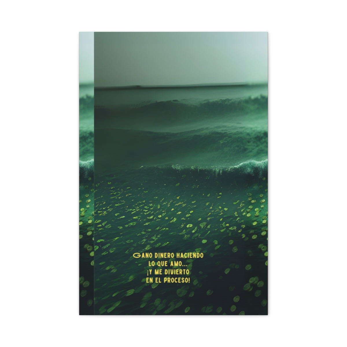 "Surfing Waves" Triptych Matte Canvas Art Print, Wall Decor for Beach Lovers triptych, Ocean Photography, Inspirational Home Decor, Gift for Surfers