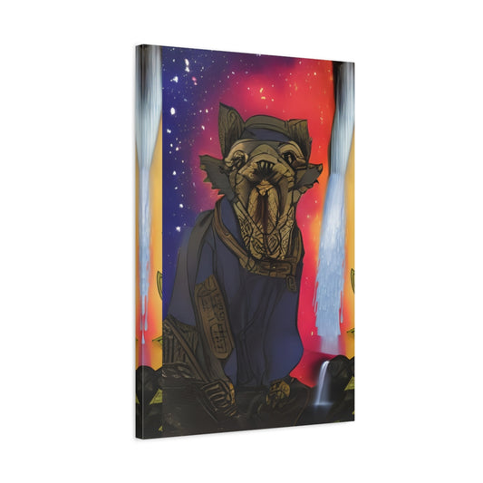 "Cosmic Feline Flow” triptych – Surreal Abundance Canvas,Vibrant Canvas Wall Art, Colorful Cat Decor, Animal Art, Inspirational Wall Decor, Unique Gift for Pet Lovers