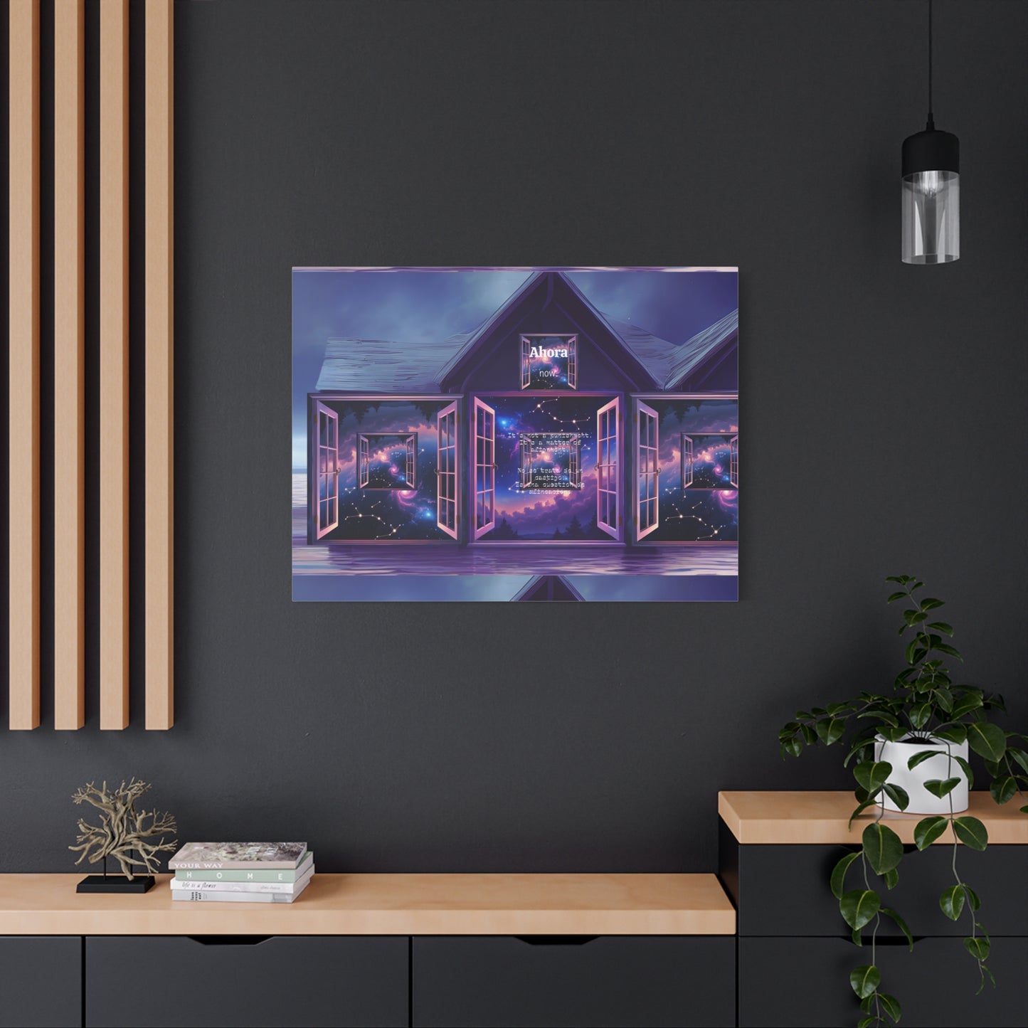 "Dreamy Cosmic" Wall Art – Window to the Universe Art , Galaxy Decor for Home, Unique Wall Art, Perfect for Gifting, Birthday, Housewarming Decor