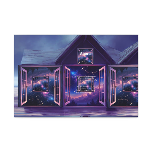 "Dreamy Cosmic" Wall Art – Window to the Universe Art , Galaxy Decor for Home, Unique Wall Art, Perfect for Gifting, Birthday, Housewarming Decor