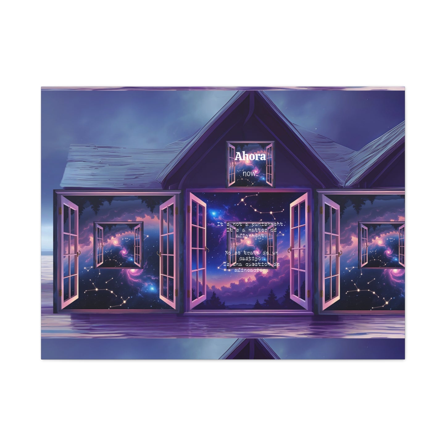 "Dreamy Cosmic" Wall Art – Window to the Universe Art , Galaxy Decor for Home, Unique Wall Art, Perfect for Gifting, Birthday, Housewarming Decor