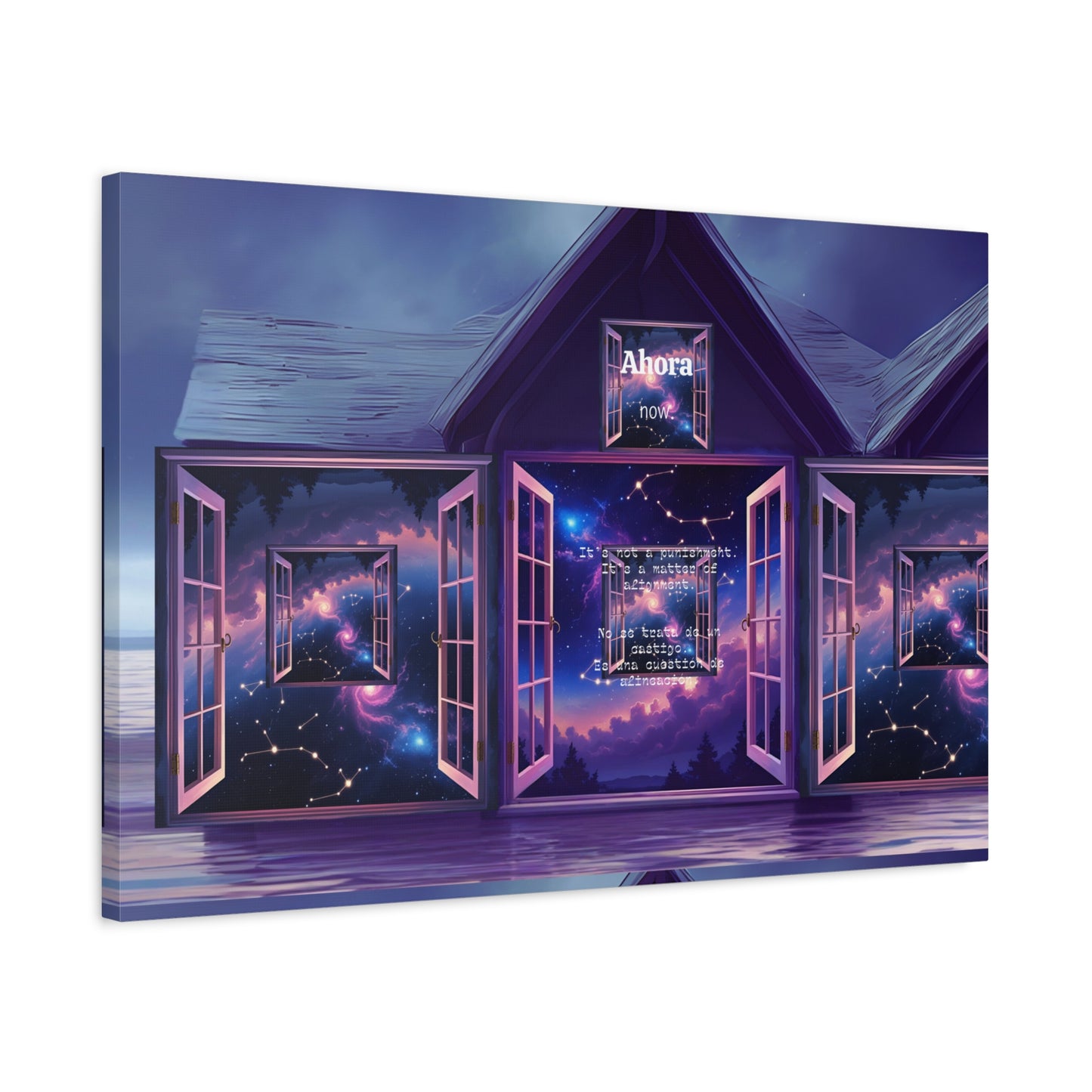 "Dreamy Cosmic" Wall Art – Window to the Universe Art , Galaxy Decor for Home, Unique Wall Art, Perfect for Gifting, Birthday, Housewarming Decor
