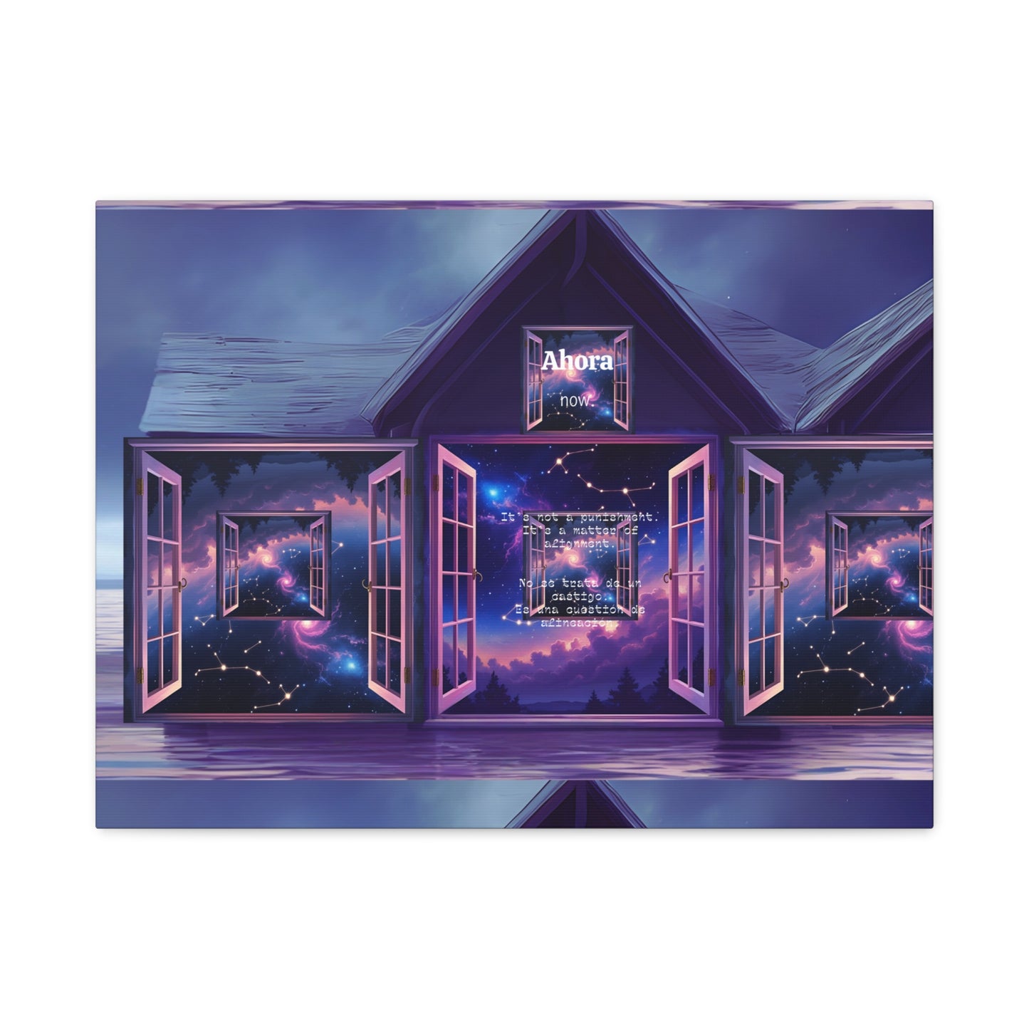"Dreamy Cosmic" Wall Art – Window to the Universe Art , Galaxy Decor for Home, Unique Wall Art, Perfect for Gifting, Birthday, Housewarming Decor