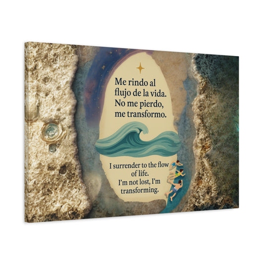 "Transformative Ocean"-Inspired Canvas Art