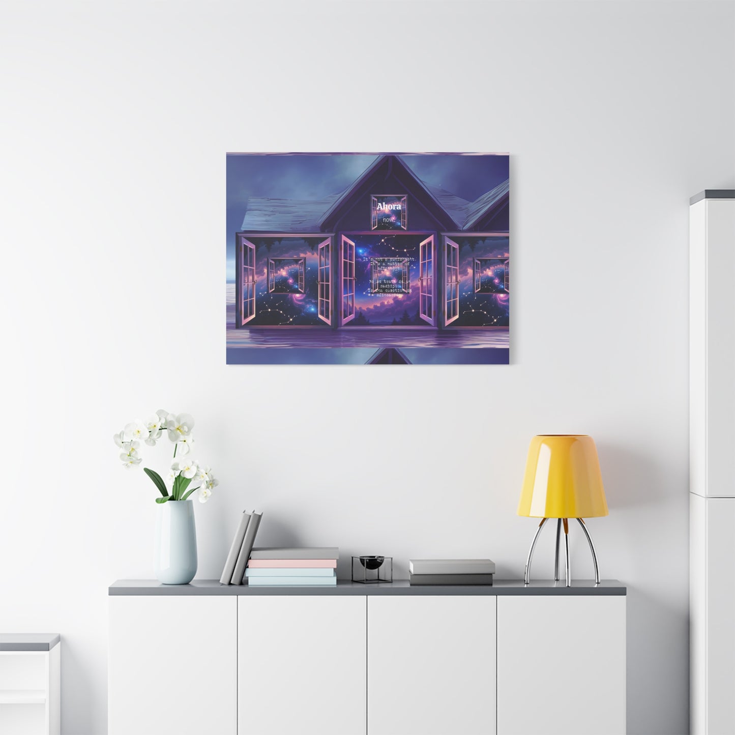 "Dreamy Cosmic" Wall Art – Window to the Universe Art , Galaxy Decor for Home, Unique Wall Art, Perfect for Gifting, Birthday, Housewarming Decor