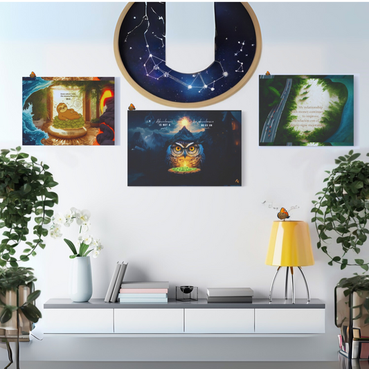 Whispers of the road- Canvas art set