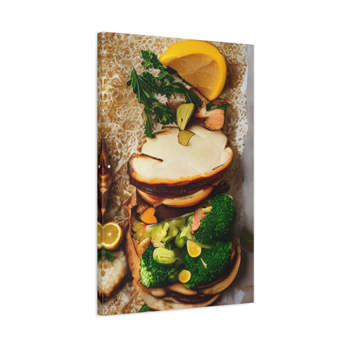 "Thanks Universe" Triptych Canvas Art, Kitchen Decor, Foodie Gift, Motivational Wall Art, Home Aesthetic Wall Decoration