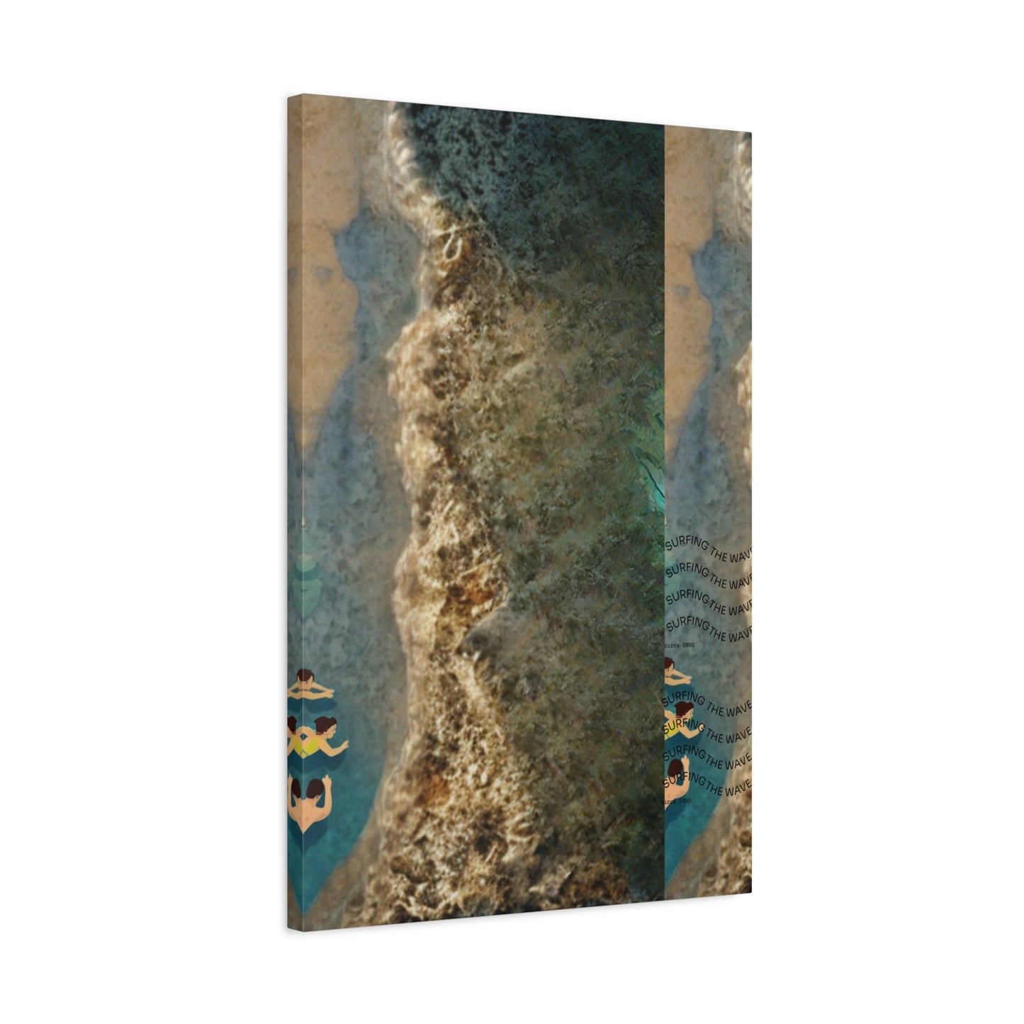 "Transformative Ocean" Triptych -Inspired Canvas Art