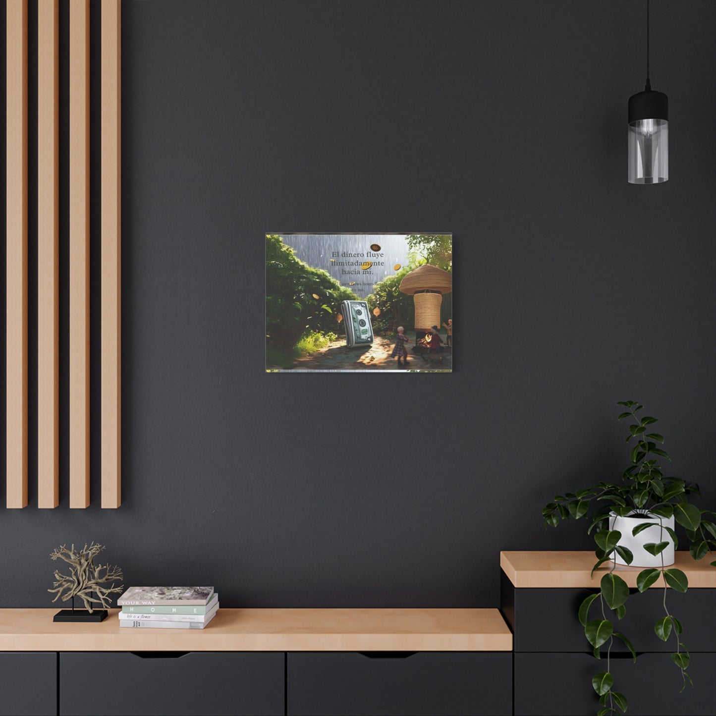 "Love and harmony" Motivational Canvas Art, Positive Wall Decor, Inspirational Quote, Home Office Artwork, Gift for Entrepreneurs, Money Affirmation