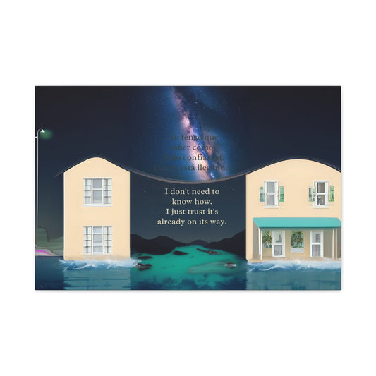 "PARARELL HOUSE" Inspirational Canvas Art Print, Motivational Home Decor, Gift for New Beginnings, Positive Vibes Wall Art, Home Office Decoration, [...]