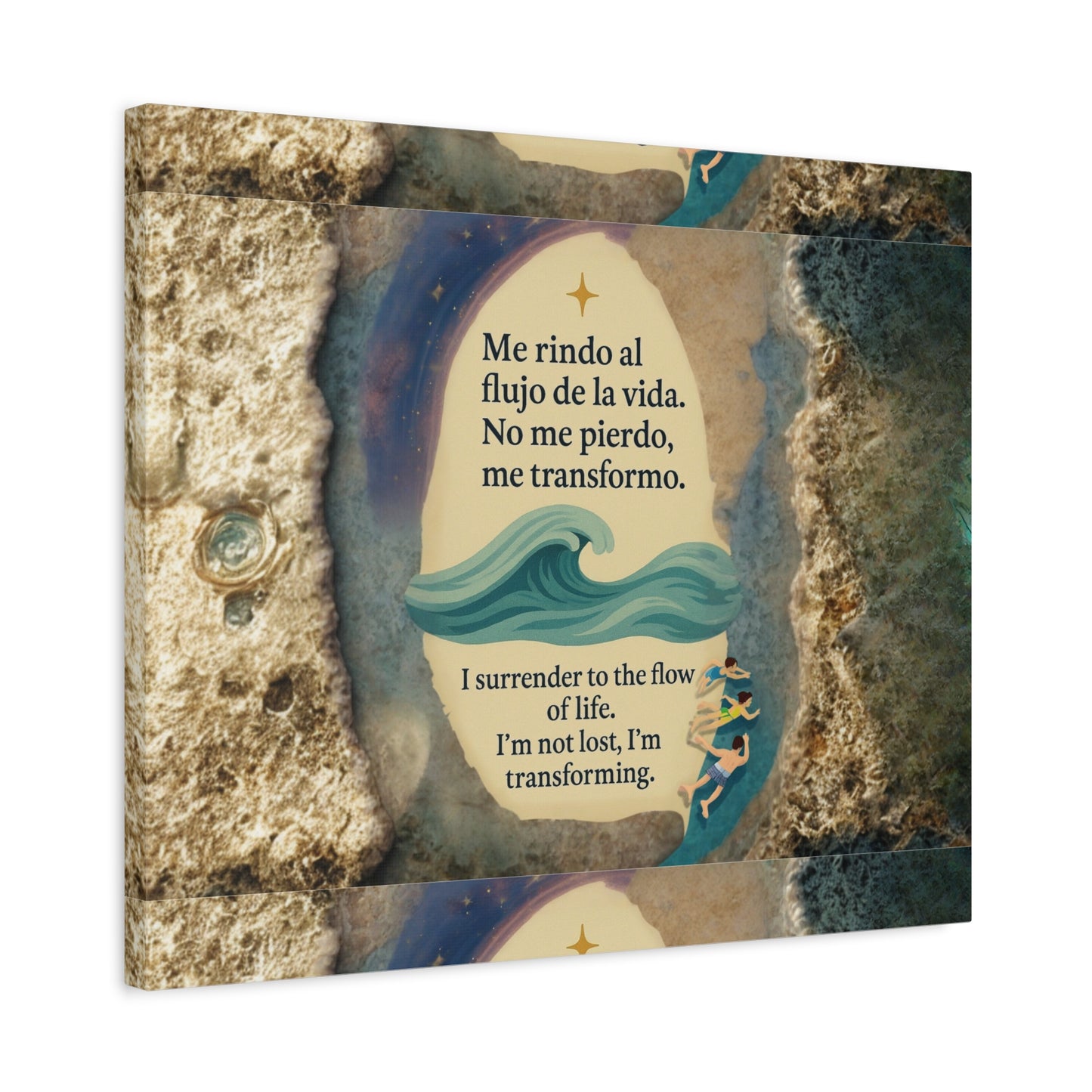 "Transformative Ocean"-Inspired Canvas Art
