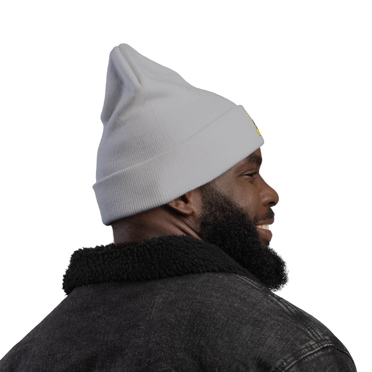 Mindful Drink your power beanie Embroidered , Meditation Gift, Yoga Beanie, Casual Streetwear Accessory