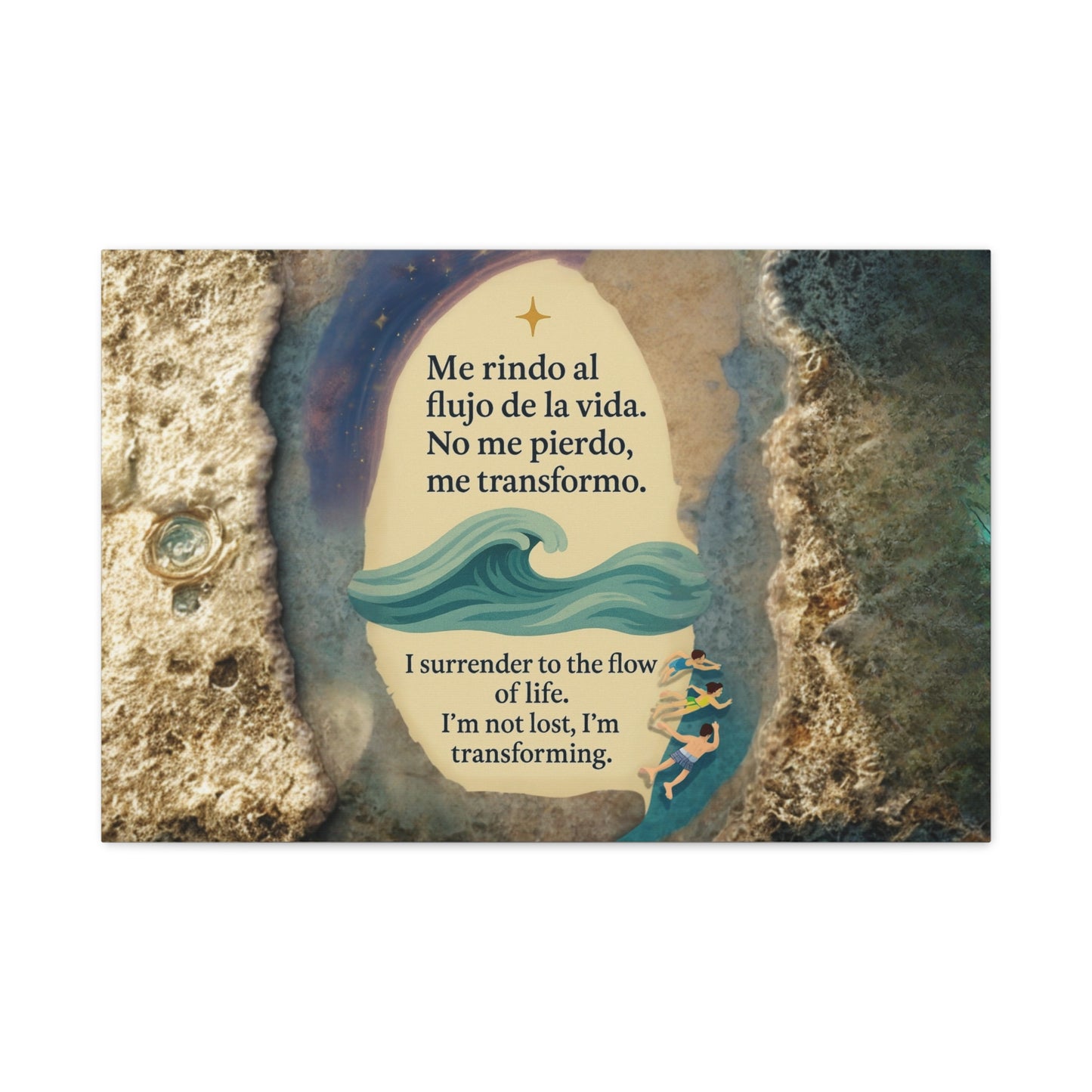 "Transformative Ocean"-Inspired Canvas Art