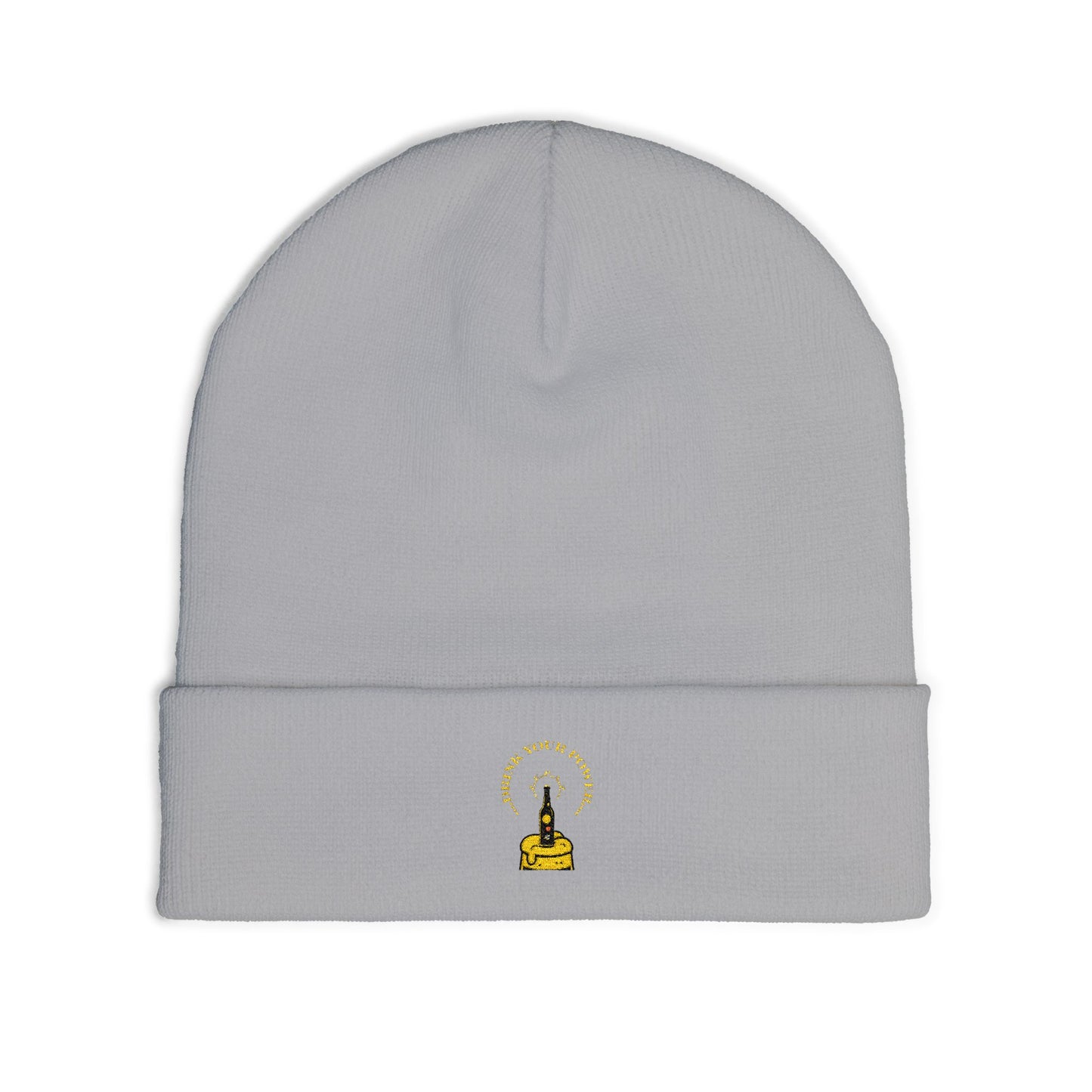 Mindful Drink your power beanie Embroidered , Meditation Gift, Yoga Beanie, Casual Streetwear Accessory