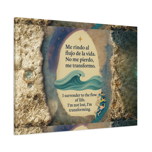 "Transformative Ocean"-Inspired Canvas Art