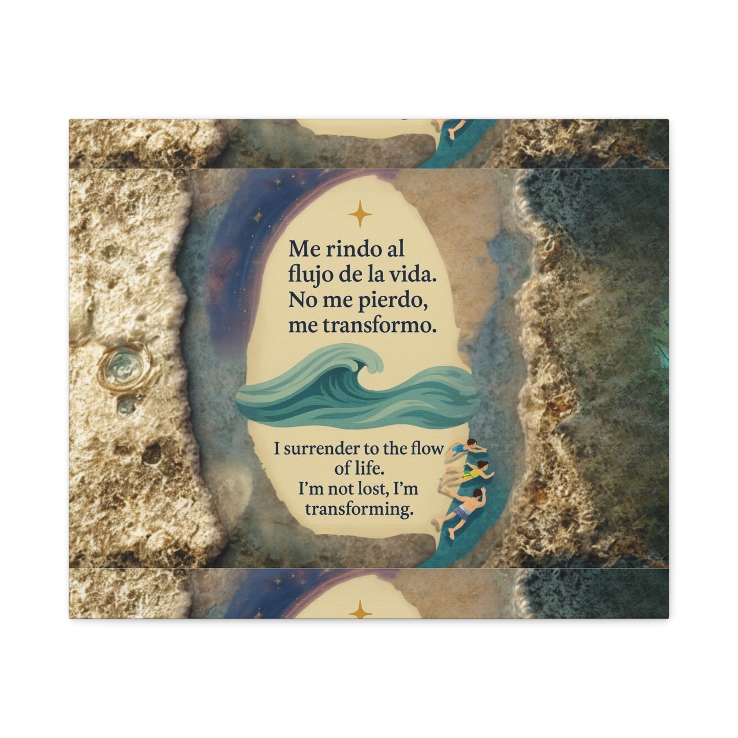"Transformative Ocean"-Inspired Canvas Art