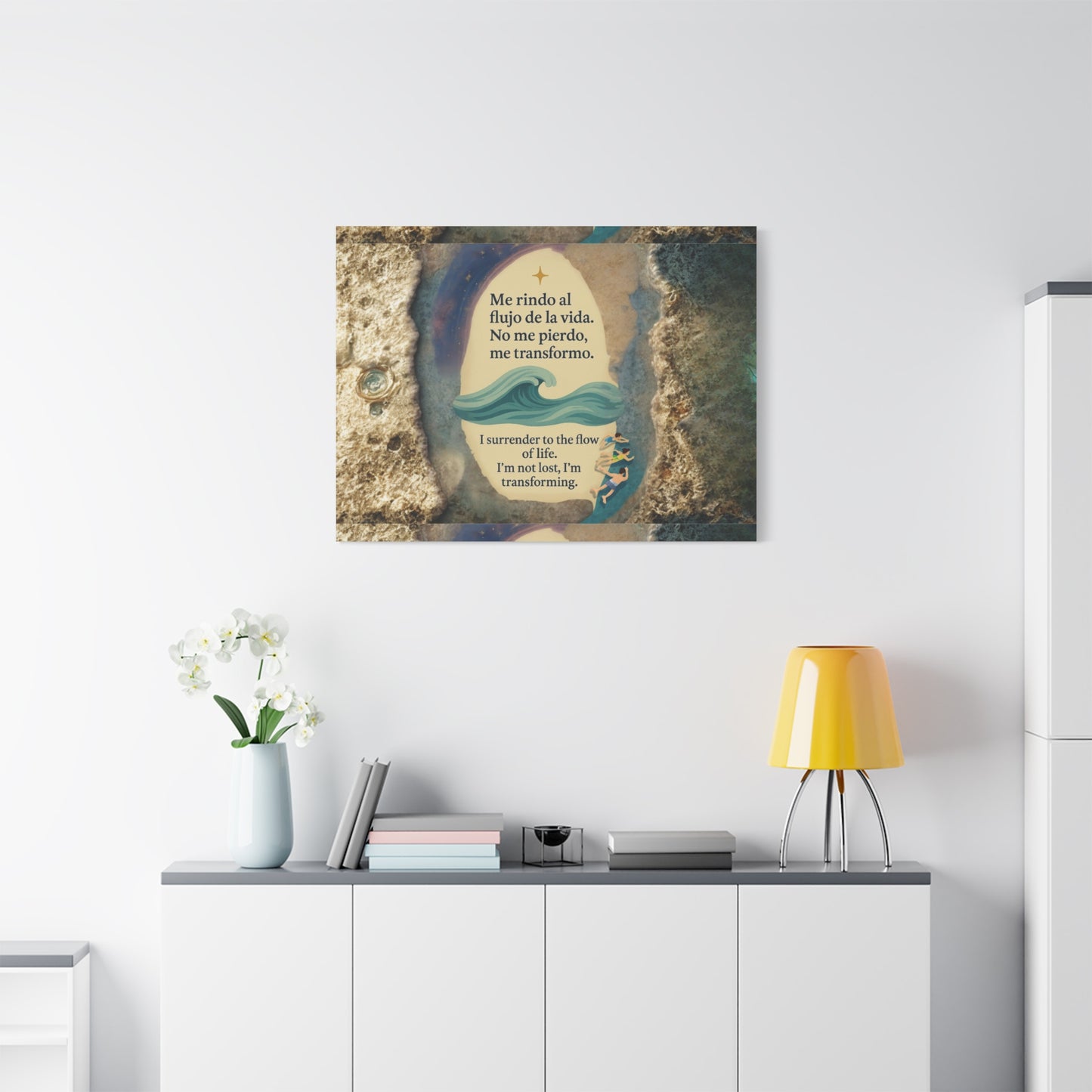 "Transformative Ocean"-Inspired Canvas Art