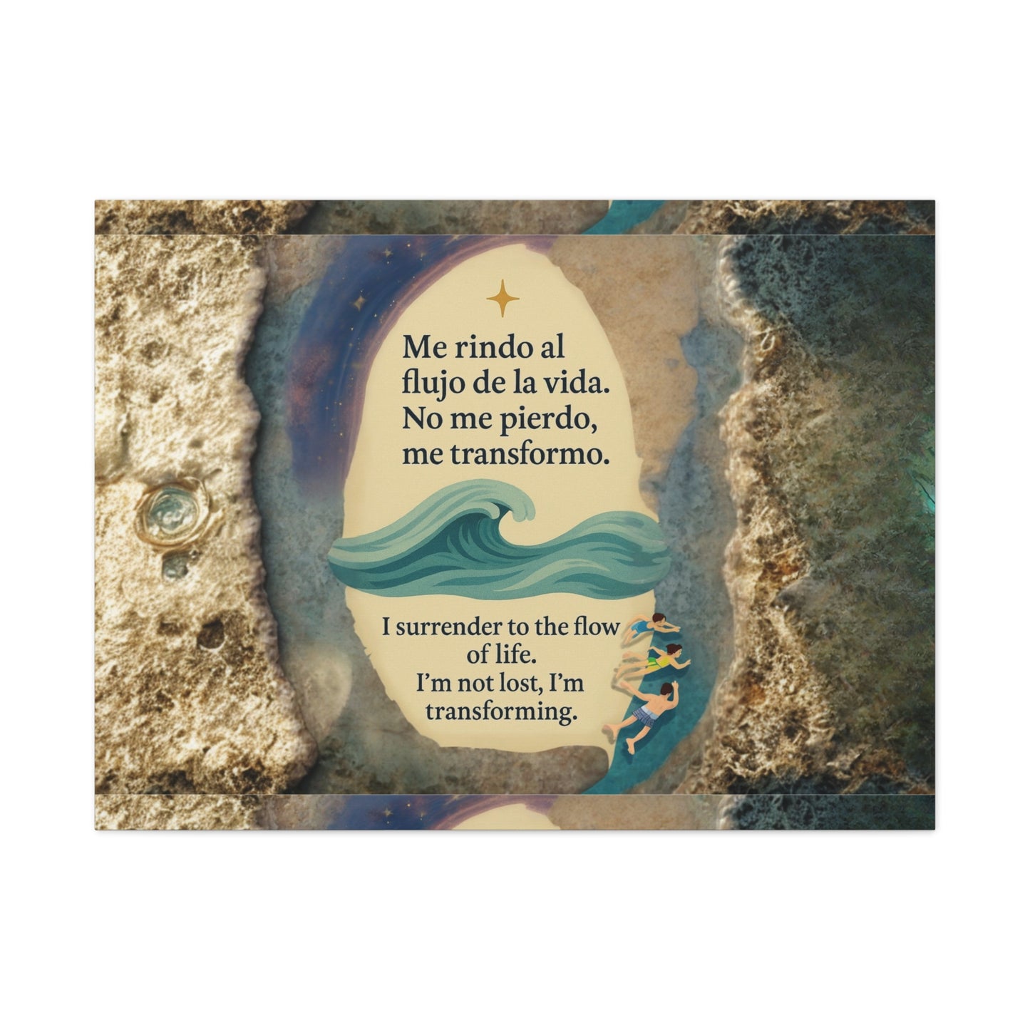 "Transformative Ocean"-Inspired Canvas Art
