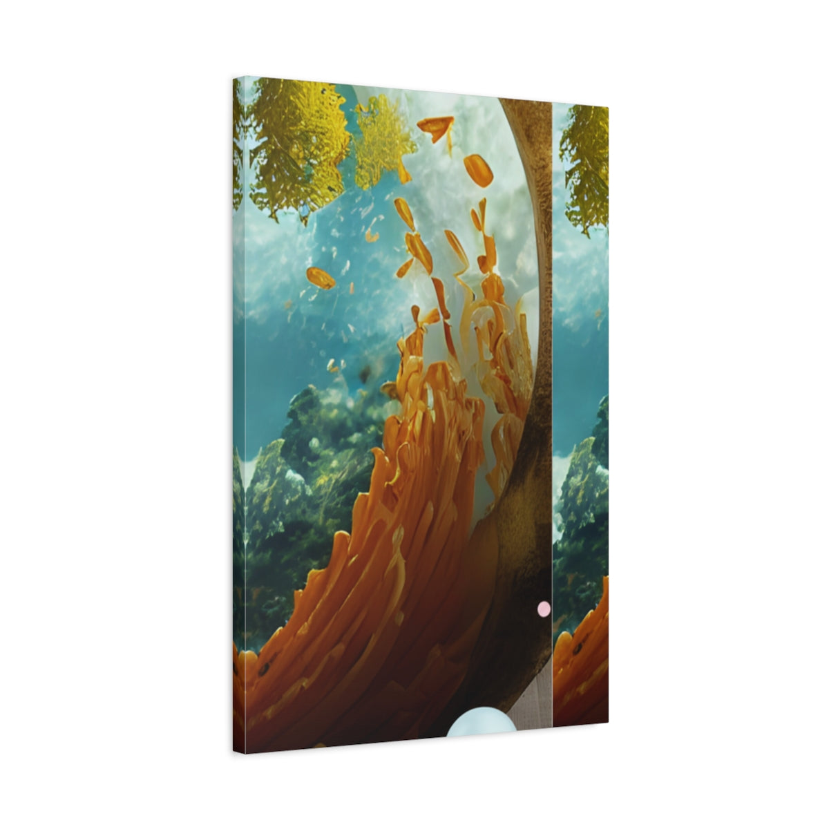 Cosmic Pup Triptych – Surreal Dog Wall Art