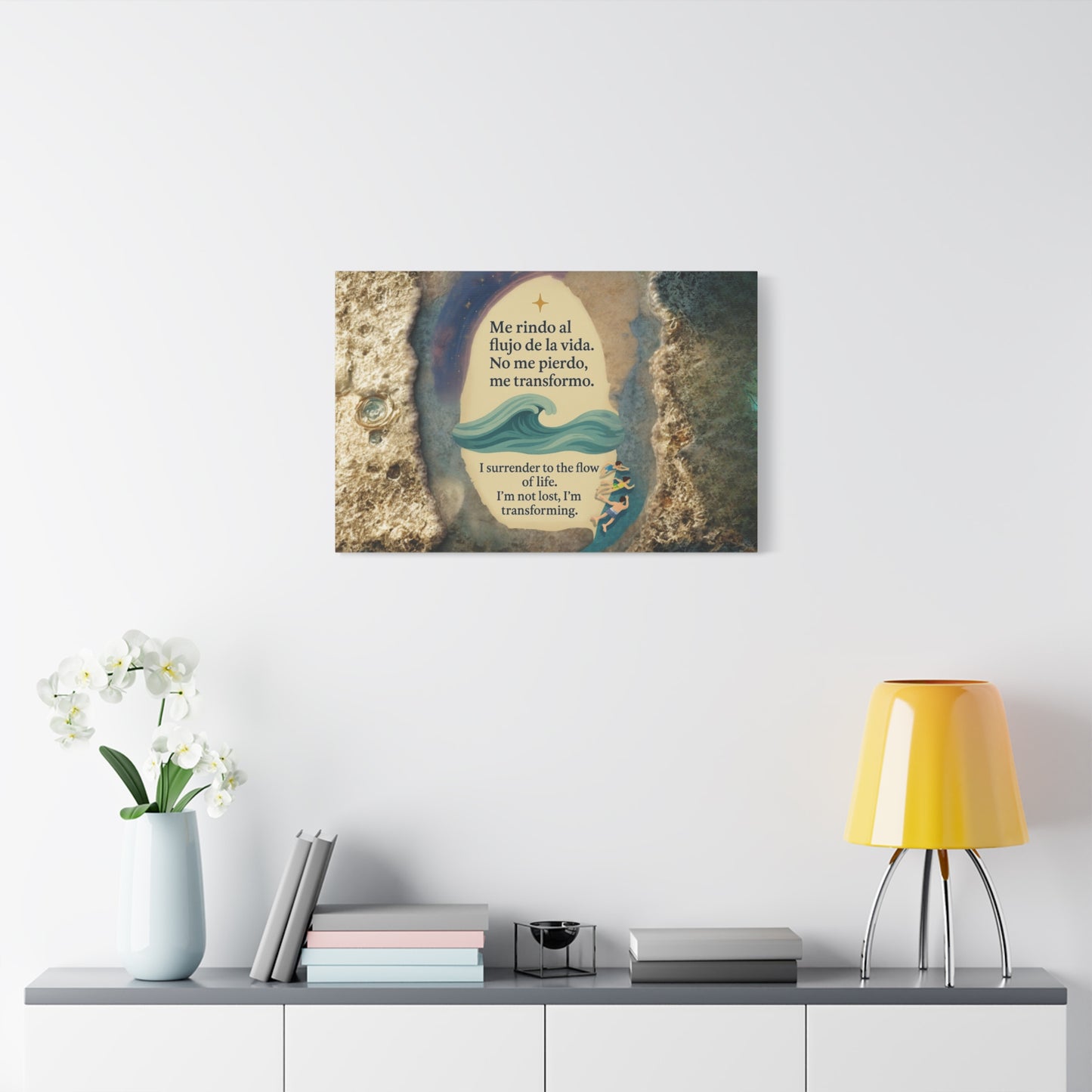 "Transformative Ocean"-Inspired Canvas Art
