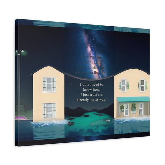 "PARARELL HOUSE" Inspirational Canvas Art Print, Motivational Home Decor, Gift for New Beginnings, Positive Vibes Wall Art, Home Office Decoration, [...]