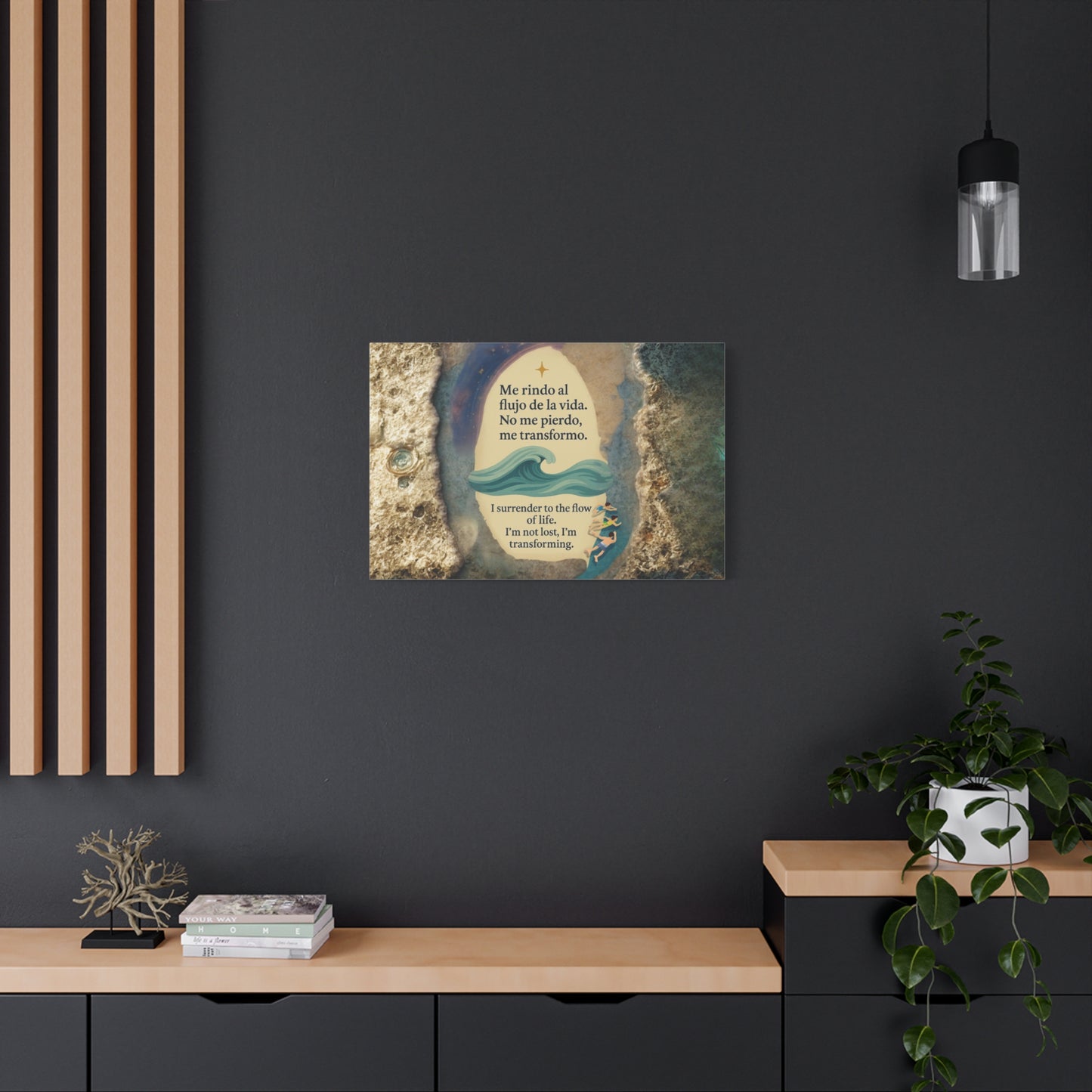 "Transformative Ocean"-Inspired Canvas Art