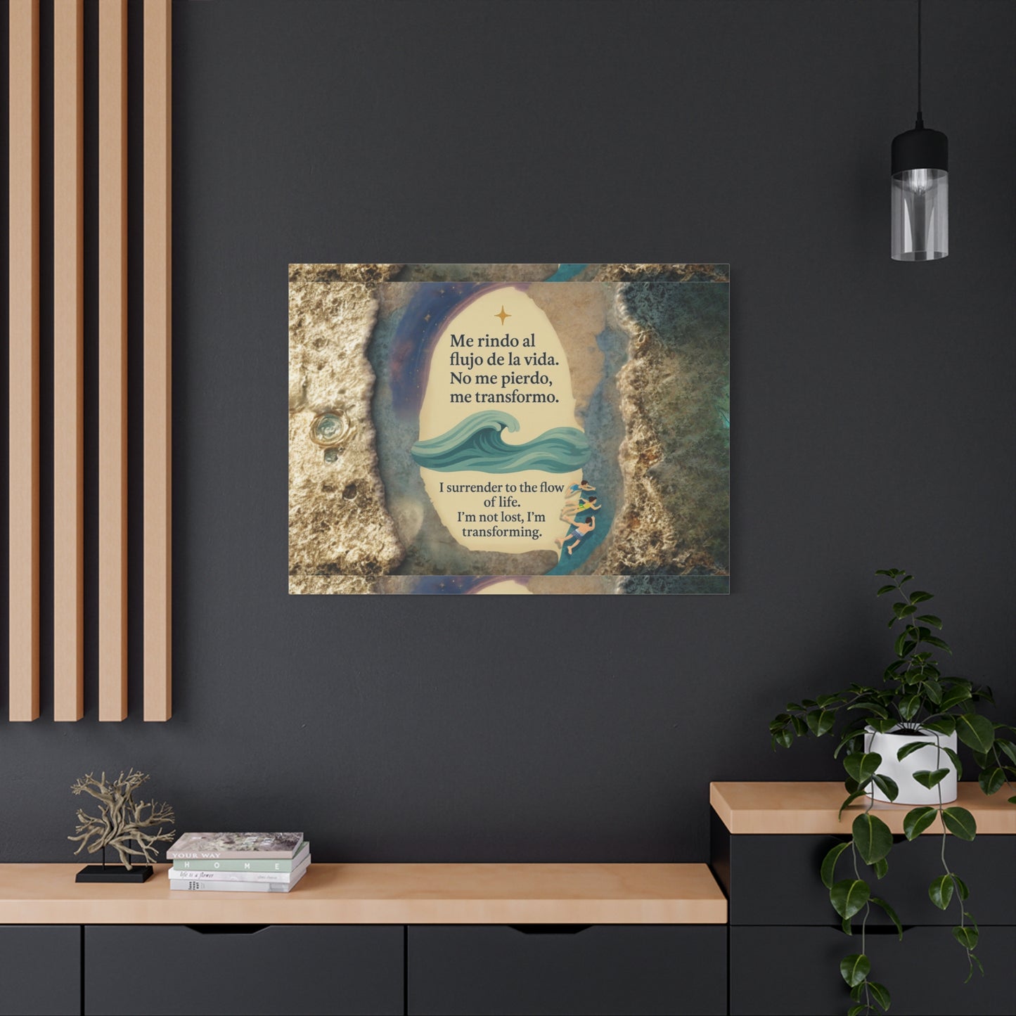 "Transformative Ocean"-Inspired Canvas Art