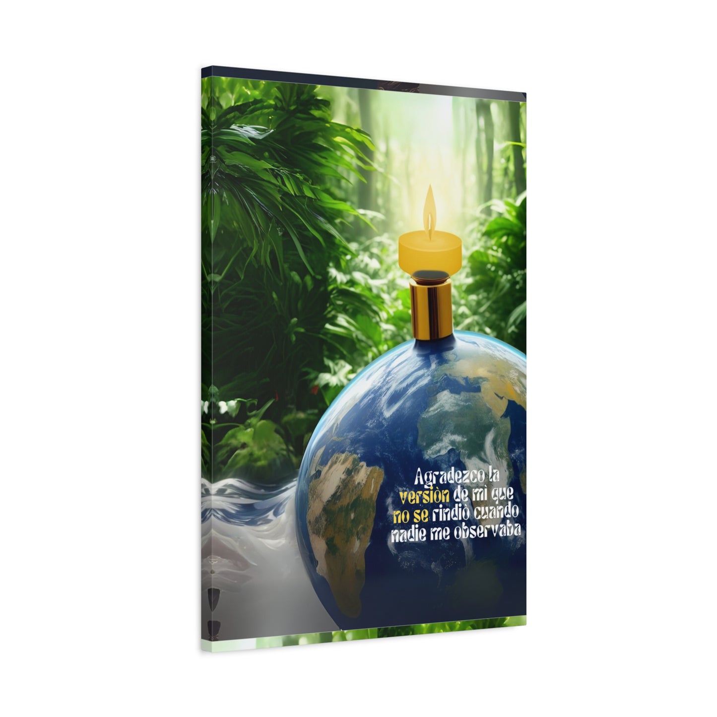 Earthly Gratitude Triptych Wall Art, Nature-Themed Canvas Print for Housewarming