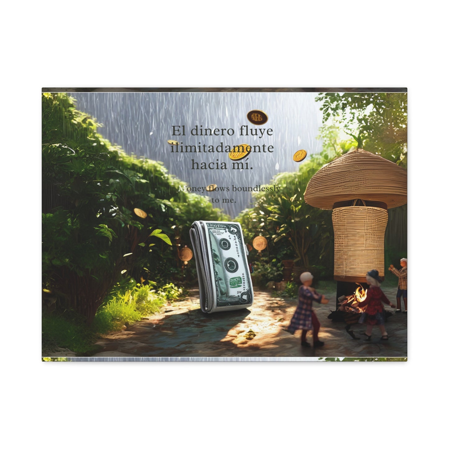 "Love and harmony" Motivational Canvas Art, Positive Wall Decor, Inspirational Quote, Home Office Artwork, Gift for Entrepreneurs, Money Affirmation