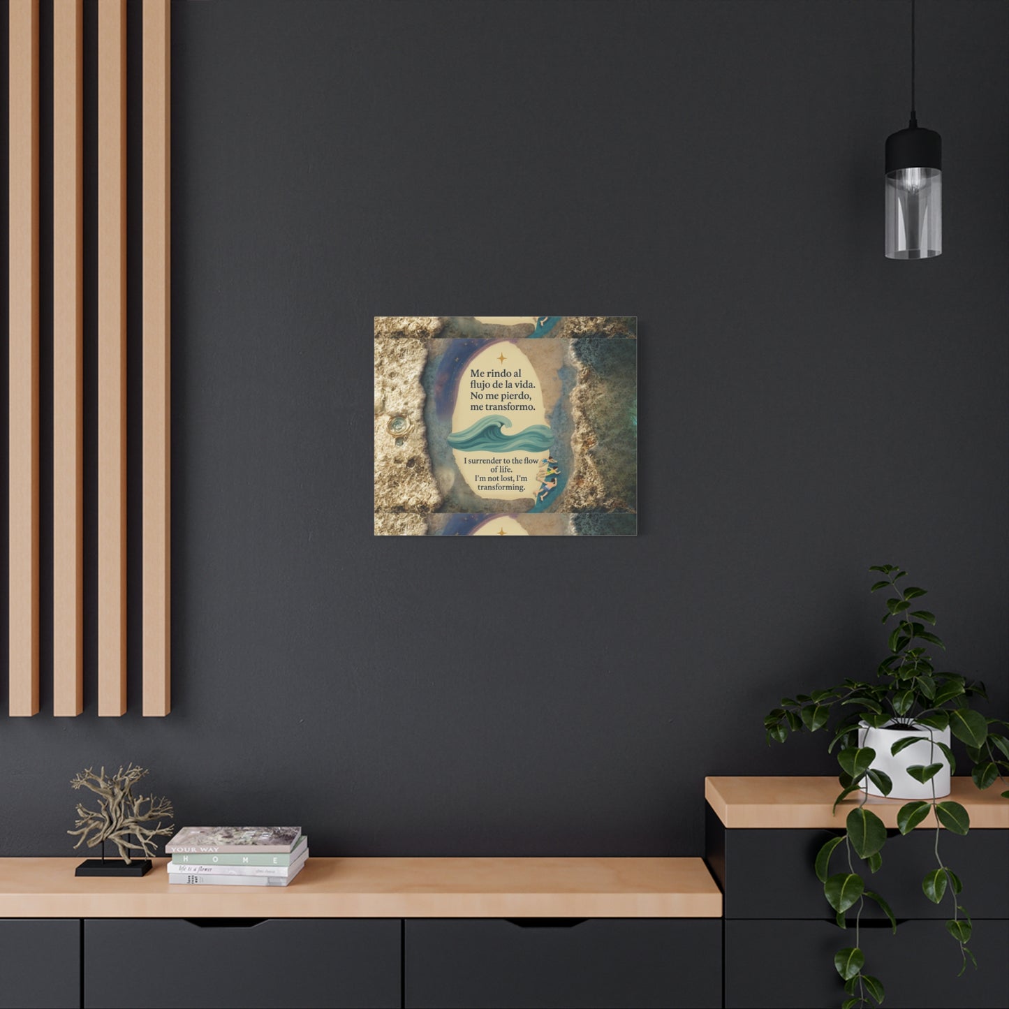 "Transformative Ocean"-Inspired Canvas Art