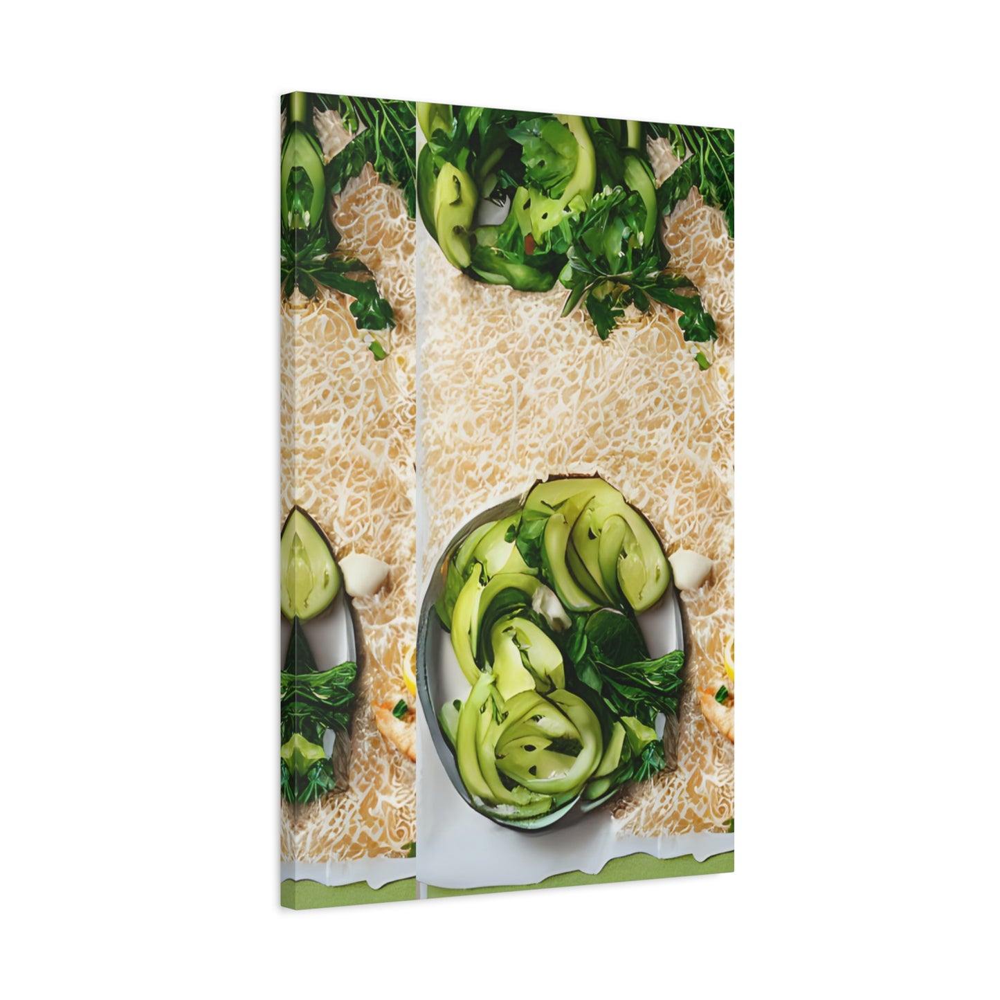 "Thanks Universe" Triptych Canvas Art, Kitchen Decor, Foodie Gift, Motivational Wall Art, Home Aesthetic Wall Decoration