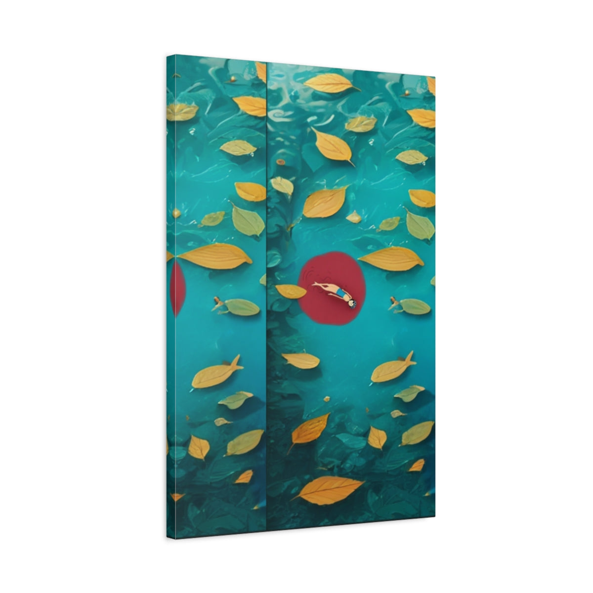 "Serene Beach" Triptych Canvas