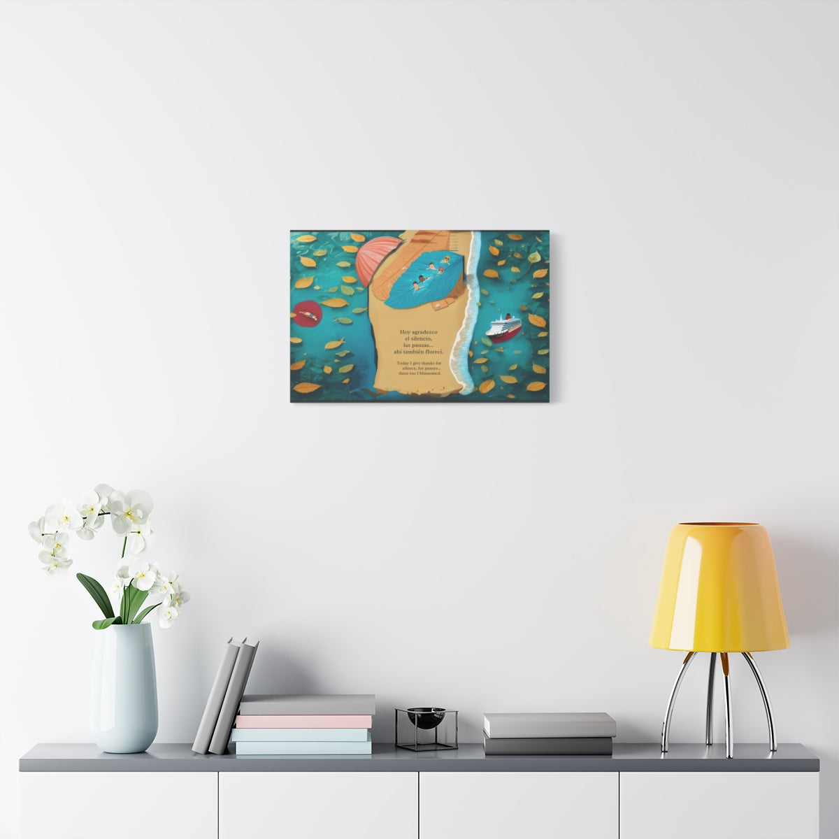 Mindfullnes Wall Art Set of 3 | Modern and peaceful Minimalist Prints | Neutral Beige Brown  | Living Room & Bedroom Decor