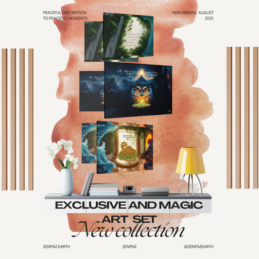 Whispers of the road- Canvas art set